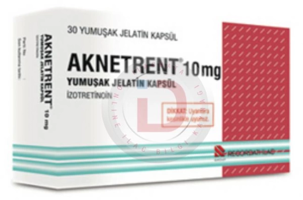 AKNETRENT 10 MG YUMUŞAK JELATİN 30 KAPSÜL