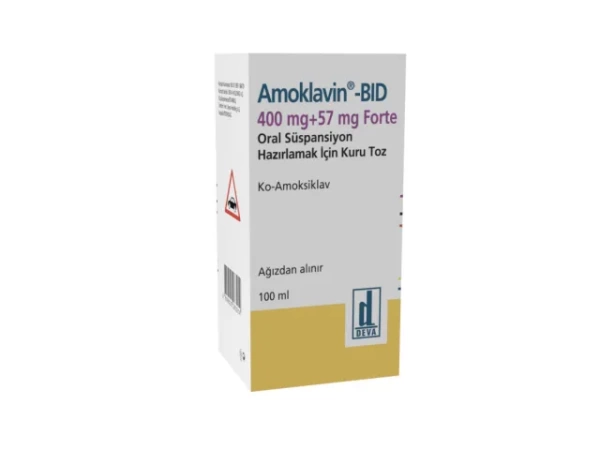 AMOKLAVIN BID 400/57 MG FORTE 140 ML ORAL SUS. HAZIRLAMAK ICIN KURU TOZ