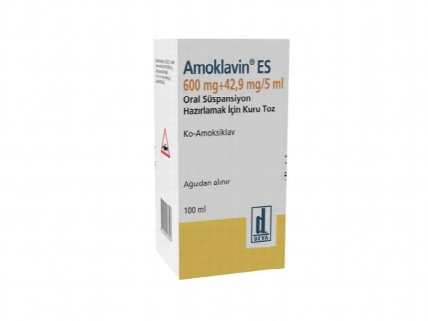 AMOKLAVIN ES 600/42,9 MG ORAL SUSPANSIYON ICIN KURU TOZ 150 ML