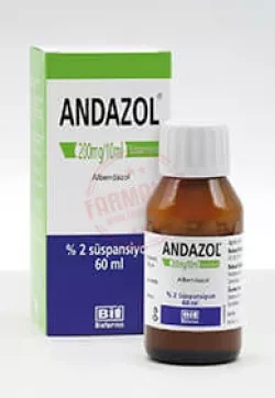 ANDAZOL 200 MG/10 ML SUSPANSIYON, 60 ML