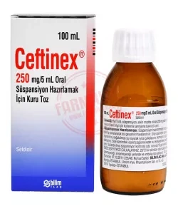 CEFTINEX 250 MG/5 ML 100 ML ORAL SUSPANSIYON ICIN KURU TOZ